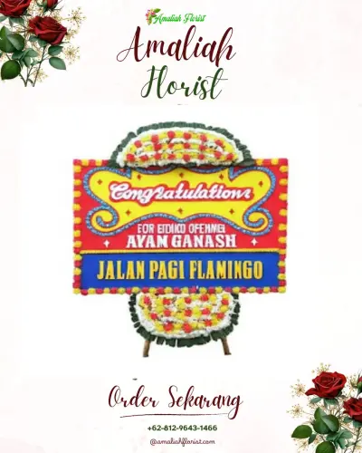 Bunga Papan Congratulation di Bersole